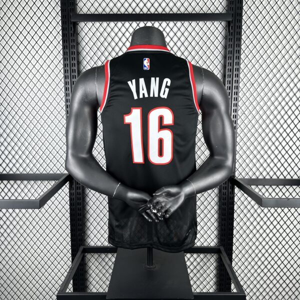 Camiseta Regata Basquete NBA Portland Trail Blazers Icon Edition 2025 Preta Nike - Imagem 9