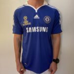 Camisa Retrô Chelsea Home Didier Drogba 11 - Final Champions League - 2007/08 Azul Adidas