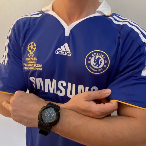 Camisa Retrô Chelsea Home Didier Drogba 11 - Final Champions League - 2007/08 Azul Adidas - Imagem 9