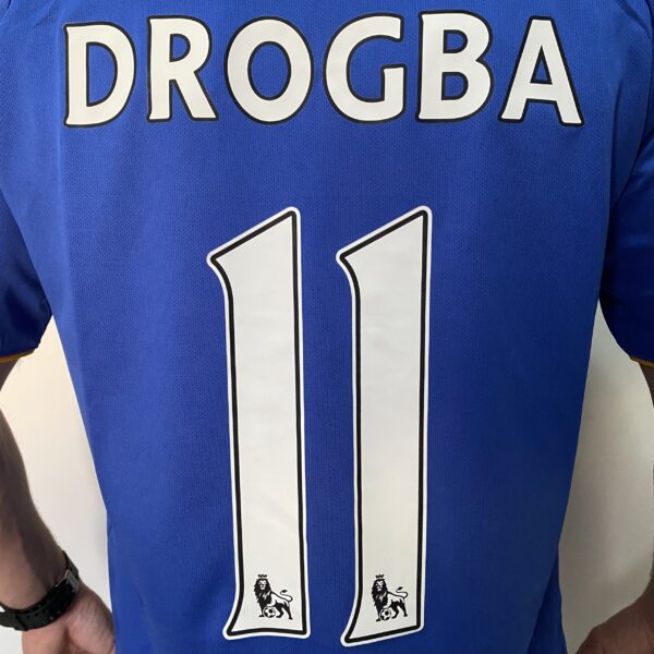 Camisa Retrô Chelsea Home Didier Drogba 11 - Final Champions League - 2007/08 Azul Adidas - Imagem 13