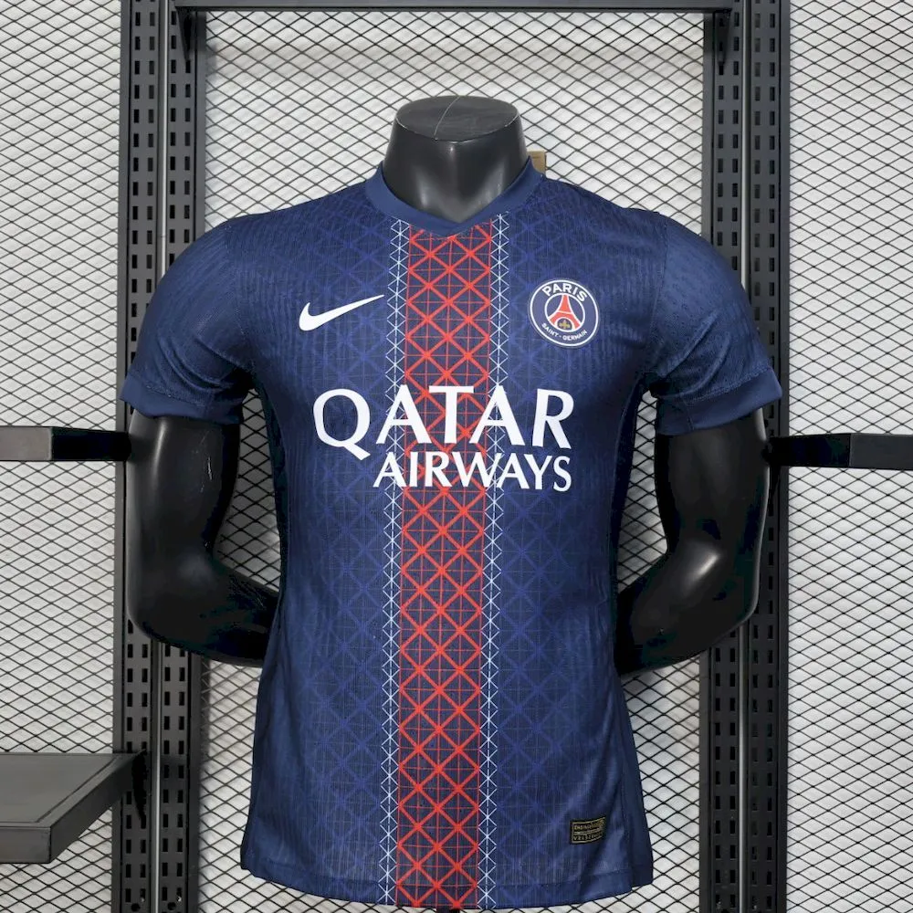 2025061513555825-c61b4f57e8c05149a117500809206736-1024-1024 Camisa Paris Saint-Germain - PSG Home Versão Jogador 25/2026 Azul Nike - Imagem 1