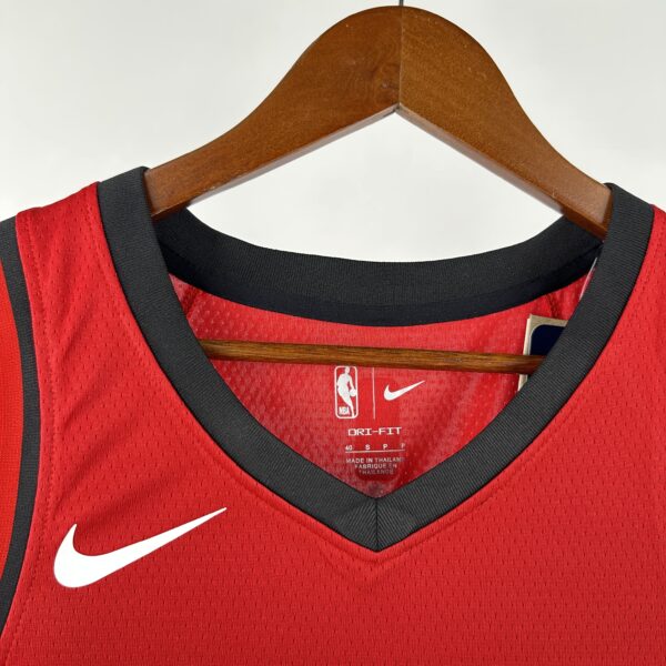 Camiseta Regata Basquete NBA Houston Rockets 7 Durant Icon Edition Vermelha 2025 Nike - Imagem 4