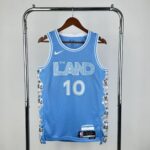 Camiseta Regata NBA Cleveland Cavaliers 10 Garland City Edition 2025 Azul Nike - Imagem 12