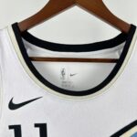 Camiseta Regata Basquete NBA Atlanta Hawks 11 Trae Young City Edition Branca 2025 Nike - Imagem 2