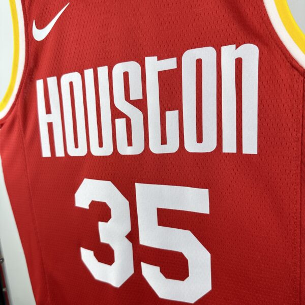 Camiseta Regata Basquete NBA Retrô Houston Rockets City 7 Durant Edição Anos 90 Vermelha 2025 Nike - Imagem 4