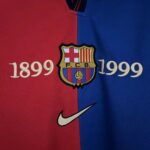 Camisa Retrô Barcelona 100th Aniversário 1999 Nike - Imagem 3