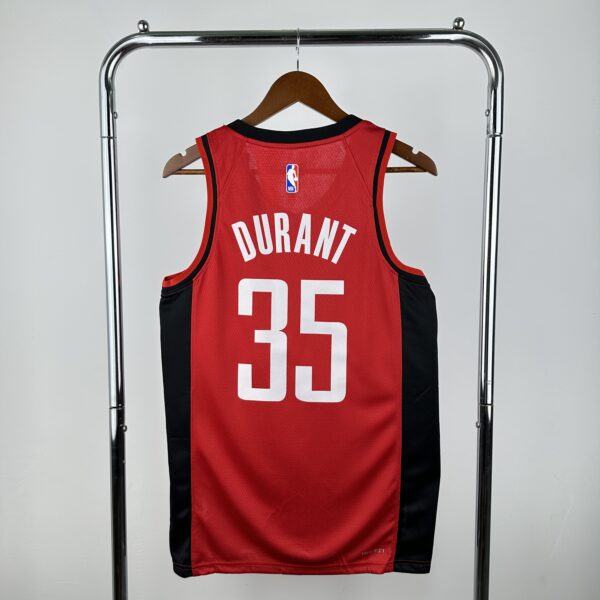 Camiseta Regata Basquete NBA Houston Rockets 7 Durant Icon Edition Vermelha 2025 Nike - Imagem 11