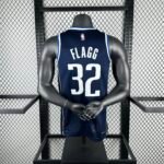 Camiseta Regata NBA Dallas Mavericks 32 Flagg Statement Edition Azul Marinho 2025 Jordan - Imagem 2