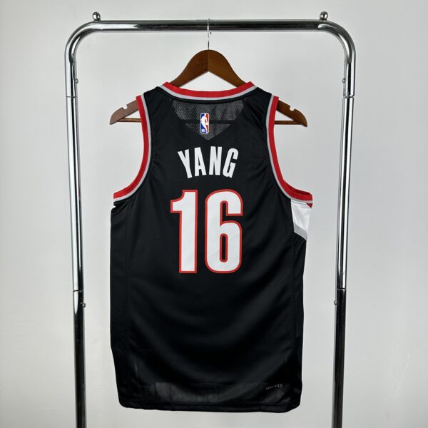 Camiseta Regata Basquete NBA Portland Trail Blazers Icon Edition 2025 Preta Nike - Imagem 11