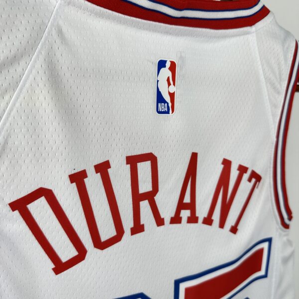 Camiseta Regata Basquete NBA Houston Rockets City Hi-Town 7 Durant Edition Branca 2025 Nike - Imagem 7