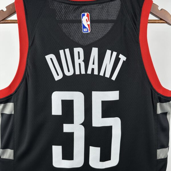 Camiseta Regata Basquete NBA Houston Rockets 7 Durant Statement Edition Preta 2025 Jordan - Imagem 7