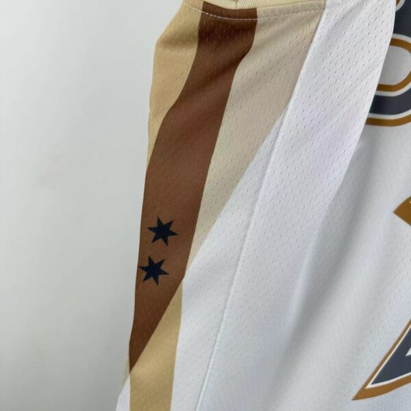 Camiseta Regata Basquete NBA Chicago Bulls 23 Jordan City Edition 2025 Branco Nike - Imagem 6