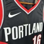 Camiseta Regata Basquete NBA Portland Trail Blazers Icon Edition 2025 Preta Nike - Imagem 2