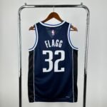 Camiseta Regata NBA Dallas Mavericks 32 Flagg Statement Edition Azul Marinho 2025 Jordan - Imagem 11