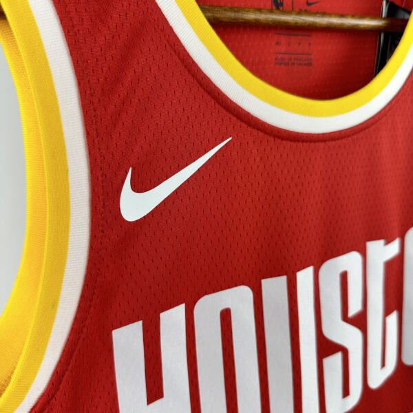 Camiseta Regata Basquete NBA Retrô Houston Rockets City 7 Durant Edição Anos 90 Vermelha 2025 Nike - Imagem 3