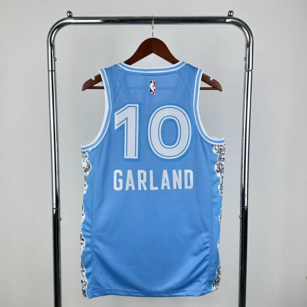 Camiseta Regata NBA Cleveland Cavaliers 10 Garland City Edition 2025 Azul Nike - Imagem 13