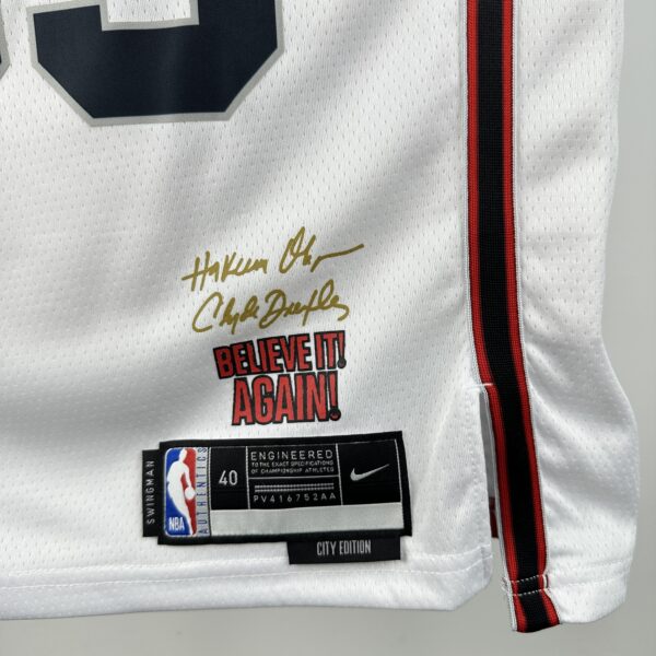 Camiseta Regata Basquete NBA Houston Rockets City 7 Durant Edition Branca 2025 Nike - Imagem 5