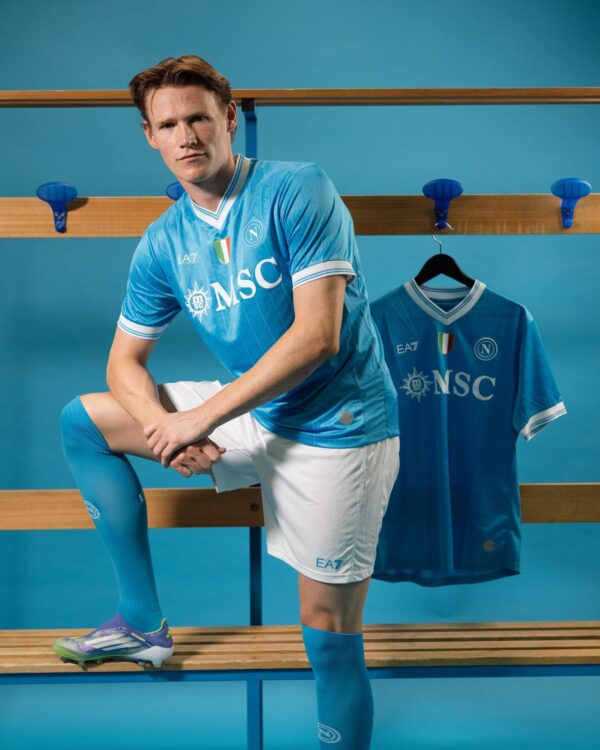 Camisa Napoli Home Versão Torcedor 25/2026 Azul EA7 Armani - Imagem 8