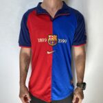 Camisa Retrô Barcelona 100th Aniversário 1999 Nike