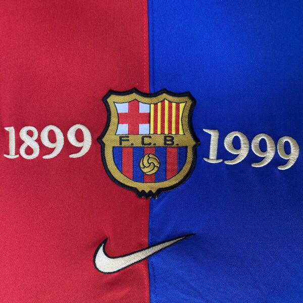 Camisa Retrô Barcelona 100th Aniversário 1999 Nike - Imagem 2