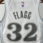 Camiseta Regata NBA Dallas Mavericks 32 Flagg City Edition Branca 2025 Nike - Imagem 6