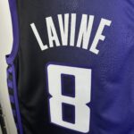 Camiseta Regata Basquete NBA Sacramento Kings 8 Lavine Statement Edition 2025 Roxa Jordan - Imagem 10