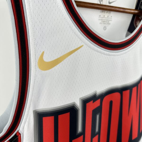 Camiseta Regata Basquete NBA Houston Rockets City 7 Durant Edition Branca 2025 Nike - Imagem 2