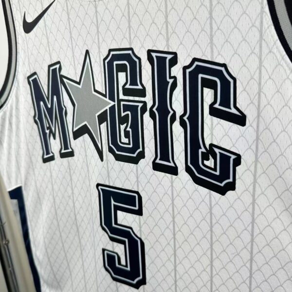 Camiseta Regata Basquete NBA Orlando Magic City Edition 2025 Nike - Imagem 3