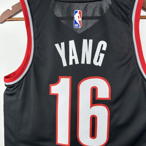 Camiseta Regata Basquete NBA Portland Trail Blazers Icon Edition 2025 Preta Nike - Imagem 6