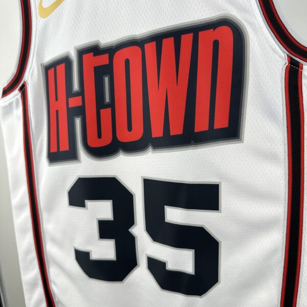 Camiseta Regata Basquete NBA Houston Rockets City 7 Durant Edition Branca 2025 Nike - Imagem 4