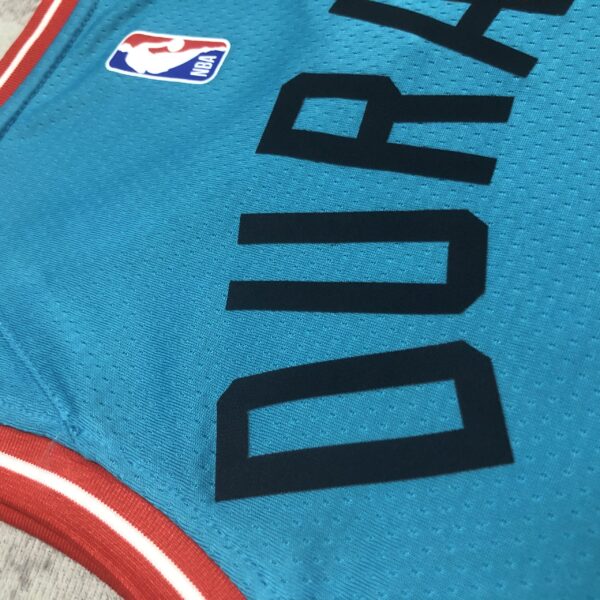 Camiseta Regata Basquete NBA Phoenix Suns 35 Durant City Edition 2025 Azul Nike - Imagem 13