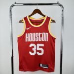 Camiseta Regata Basquete NBA Retrô Houston Rockets City 7 Durant Edição Anos 90 Vermelha 2025 Nike - Imagem 7