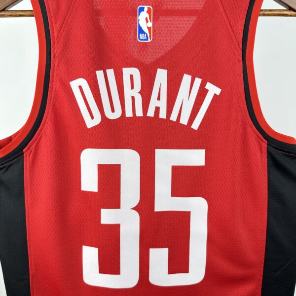 Camiseta Regata Basquete NBA Houston Rockets 7 Durant Icon Edition Vermelha 2025 Nike - Imagem 7
