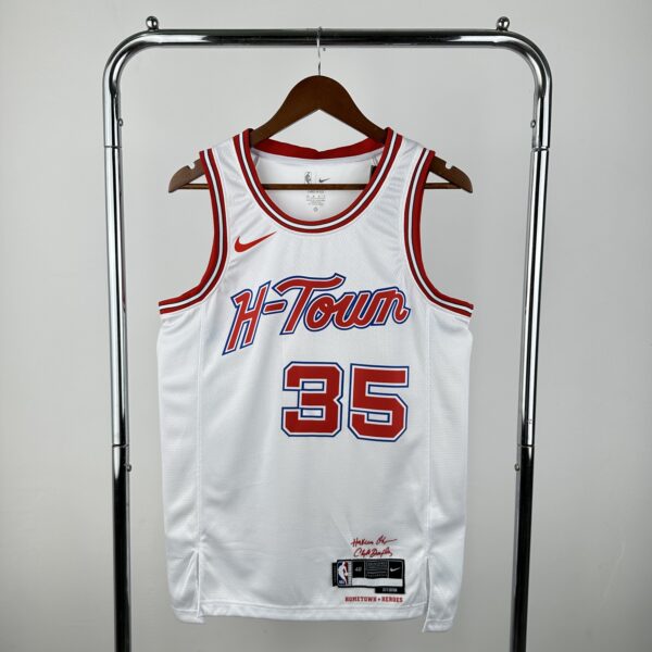 Camiseta Regata Basquete NBA Houston Rockets City Hi-Town 7 Durant Edition Branca 2025 Nike - Imagem 10