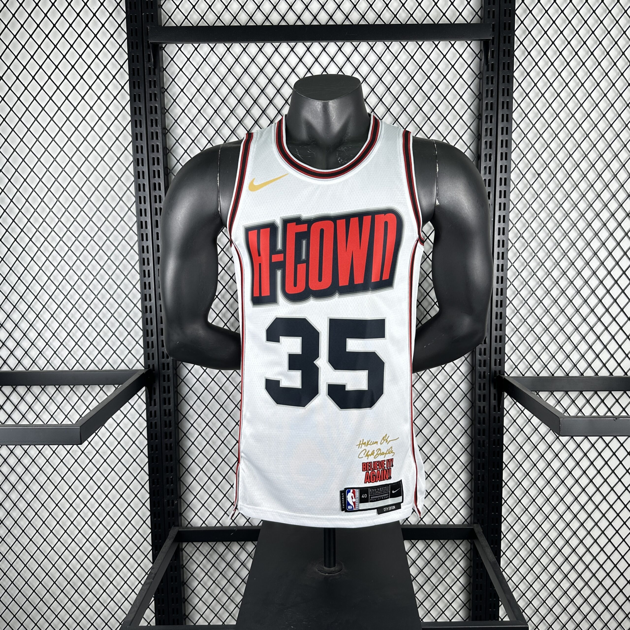 f28801cd Camiseta Regata Basquete NBA Houston Rockets City 7 Durant Edition Branca 2025 Nike - Imagem 1