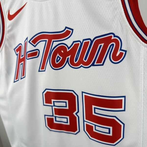 Camiseta Regata Basquete NBA Houston Rockets City Hi-Town 7 Durant Edition Branca 2025 Nike - Imagem 5