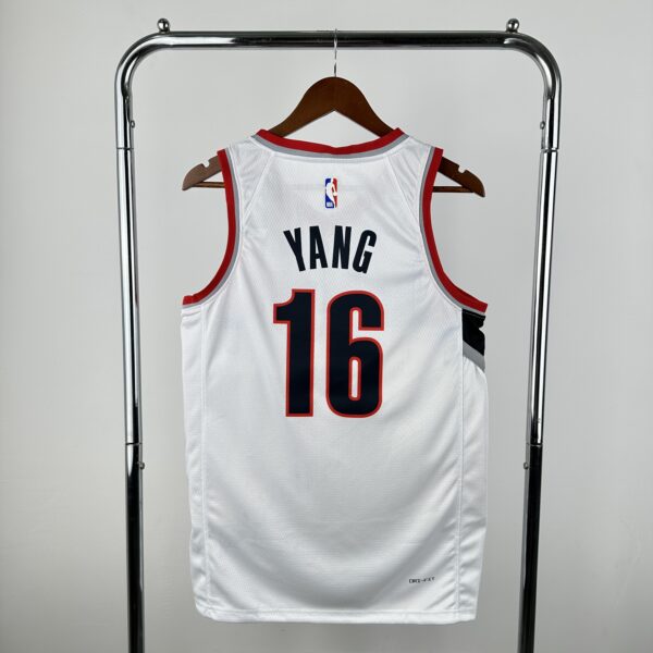 Camiseta Regata Basquete NBA Portland Trail Blazers Association Edition 2025 Branca Nike - Imagem 11