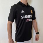 Camisa Retrô Real Madrid Away Ronaldo 11 - 2002/2003 Adidas Preta - Imagem 12
