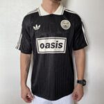 Camisa Oasis Jacquard Tour 2025/2026 Preta Branca Adidas
