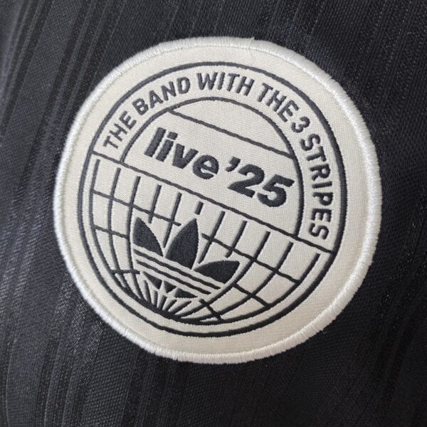 Camisa Oasis Jacquard Tour 2025/2026 Preta Branca Adidas - Imagem 8