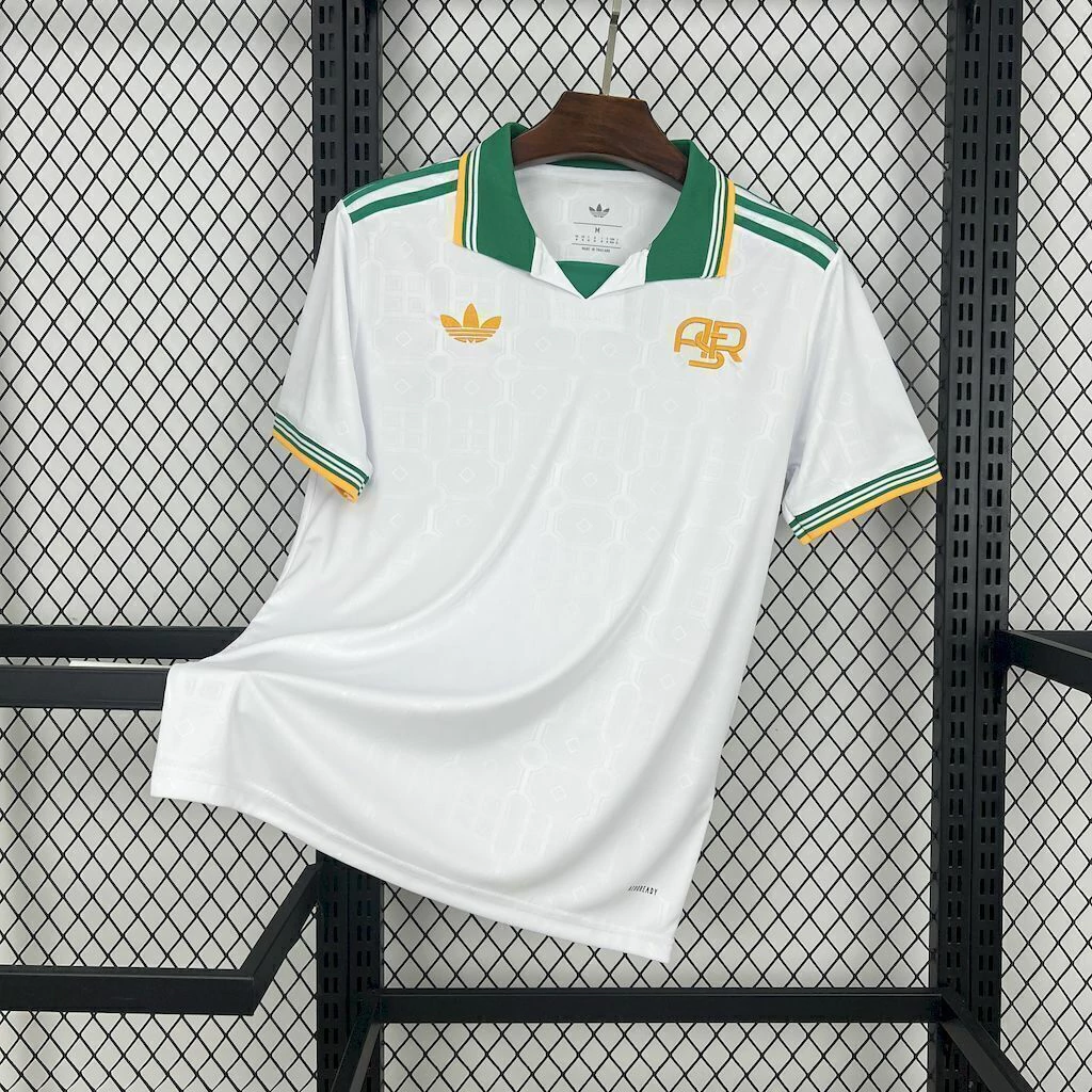 202508091443136-b2d920da234029d00717550935402203-1024-1024 Camisa Roma Third Versão Torcedor 25/2026 Branca Adidas - Imagem 1