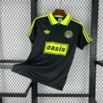 Camisa Oasis Jacquard Tour 2025/2026 Preta Verde Adidas
