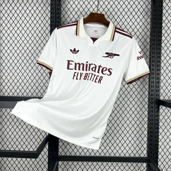 Camisa Arsenal Third Versão Torcedor 25/2026 Branca Adidas - Imagem 11