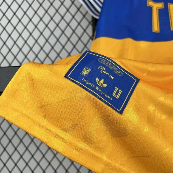 Camisa Tigres UANL - Versão Torcedor 25/2026 Adidas Amarelo - Imagem 4