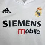 Camisa Retrô Real Madrid Home 2002/2003 Adidas Branca - Imagem 2