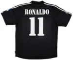 Camisa Retrô Real Madrid Away Ronaldo 11 - 2002/2003 Adidas Preta - Imagem 24