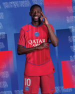 Camisa Paris Saint-Germain - PSG Third Versão Jogador 25/2026 Nike - Edição Total 90 - Vermelha - Imagem 7