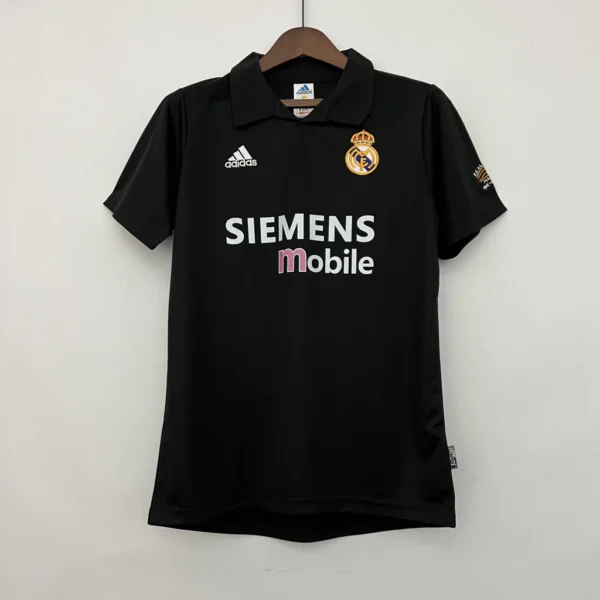 Camisa Retrô Real Madrid Away Ronaldo 11 - 2002/2003 Adidas Preta - Imagem 16