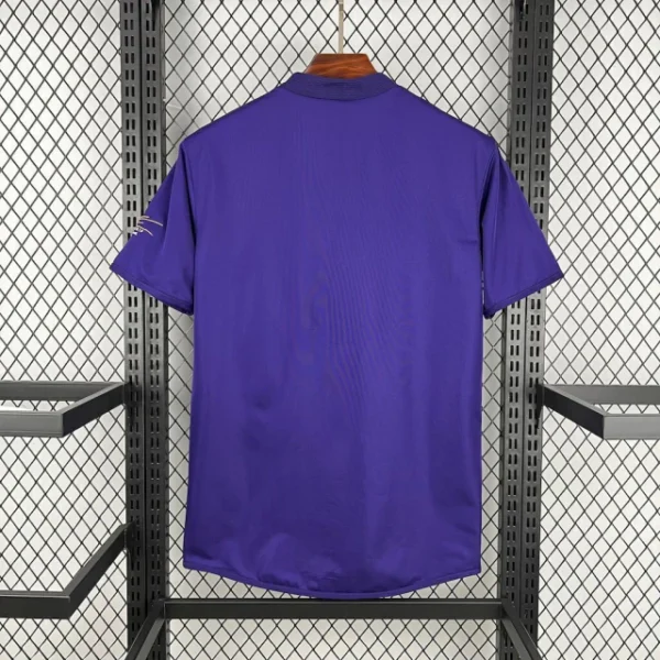 Camisa Retrô Real Madrid Third Dupla Face 2002/2003 Adidas Roxa & Branca - Imagem 8