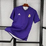 Camisa Retrô Real Madrid Third Dupla Face 2002/2003 Adidas Roxa & Branca